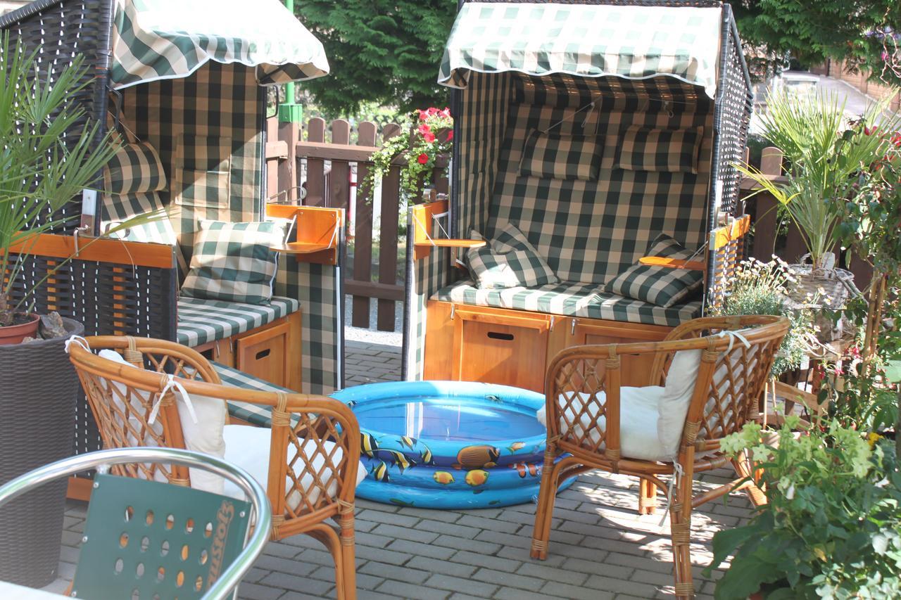 Pension Und Restaurant Die Burg Ehrenfriedersdorf Eksteriør bilde